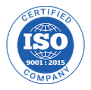 ISO 9001:2015 certification mark